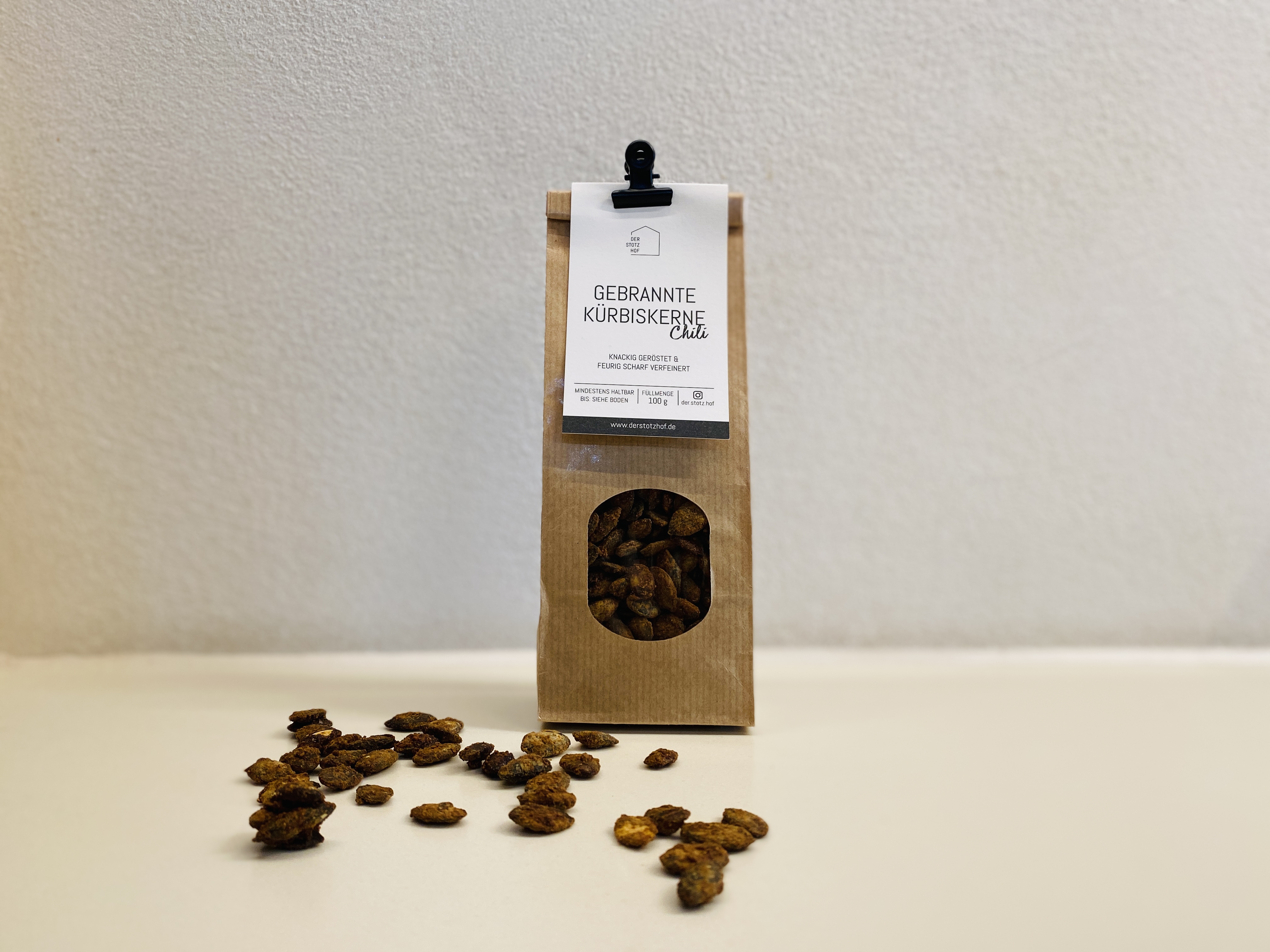 Geröstete Kürbiskerne Chili